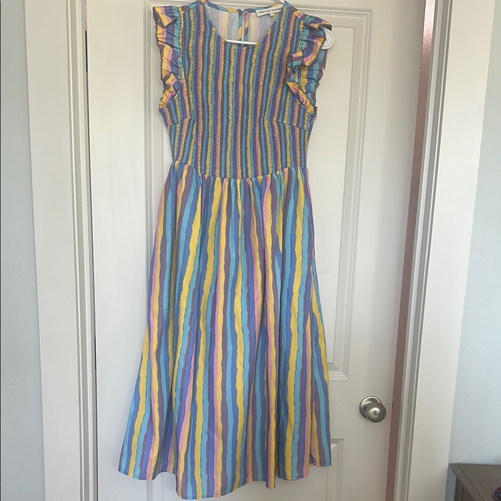 English Factory Multicolor Striped Dress